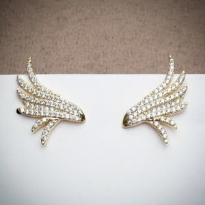 Gold Filled Cubic Zirconia Pave Ear climbe…